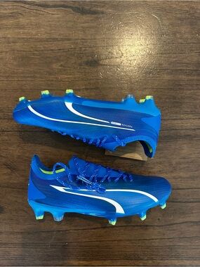 PUMA Ultra Match FG/AG Soccer Cleats Blue White Women’s 7 NWOT No Box